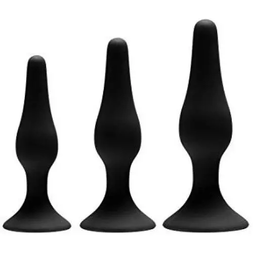 GreyGasms Apprentice 3 Piece Silicone Anal Trainer Set GreyGasms Apprentice 3 Piece Silicone Anal Trainer Set