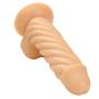 XMdxd 8.3 Inch Powerful Female Personal Manual Handheld PVC Mǎssage Wand Exquisite Flexible Lifelike Ǎdult Toy with Suction Cup Soft Comfortable Wireless Ðildǒ