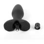 Anal Plug , YOVE Silicone 10 Mode Vibrating Butt Plug and Prostate Massager Anal Sex Toy for for Men, Women or Couples (BLACK)