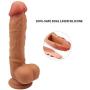 Realistic Silicone Dildo with Suction Cup – Adorime Double Layer Lifelike Penis Dong Cock Anal Sex Toys for Women Masturbation