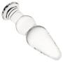 AKStore Crystal Glass Butt Plug Adult Toys Sex Toys G-spot Stimulator Crystal Glass Pleasure Wand Anal Plug for Couple(7 Style)