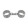 Master Series Chrome Wrist Shackles, Medium/Large