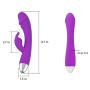 Massage Charging USB LED Portable Travel Vibrator - Handheld Electric Muscle Relax Wireless Cordless for Body Relax, Use in Bedroom, Bathroom, Living Room, Toy Room