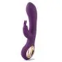 ZSZASZ USB Rechargeable Handheld Electric Massager with 10 Vibrating Frequencies of Heatable Vibrating Bar (Color : Purple)