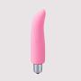 Vibrator, Oomph! 4 Inch Silicone Waterproof Vibration Massager 16 Modes Curved Tip Magic Wand Vibrator Sexy Toy - Pink