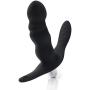 Vibrating Butt Plug, Anal Sex Toys with 16 Amazing Vibration Patterns for Beginners, Black