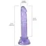 JSCRlove Realistic Ultra Soft-Ďîldɔ 6 Inch Women Body Wand Massager Real Feel Toy with Strong Base Women Socks (Color : Purple) JSCRlove Realistic Ultra Soft-Ďîldɔ 6 Inch Women Body Wand Massager Real Feel Toy with Strong Base Women Socks (Color : Purple)
