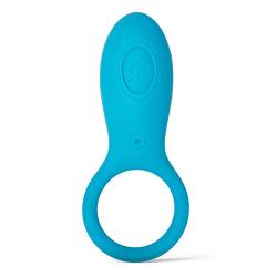 PlusOne Vibrating Ring, Tantalizing Teal, 0.22 Pound