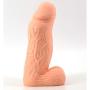 Wushuangyu 10.8 inch Lifelike Huge Women Personal Relax Massager Material (10.8" Long, 3.15" Wide) - Vibrant Toy (Color : Yellow)