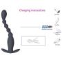 Man Víb`r``átịņg Aāl Beads Ví`brát`ór Silicone 10 Modes Pr`ọst`āte Massager S`èx T`oys for Women