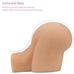 Y-NOT 3D Ass Butt Sex Doll Adult Sex Toys Life Size TPR Male Masturbator Realistic Vagina Pussy Anal Silicone Love Doll for Men Color Flesh 29.7lbs with FDA Approved