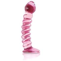 Icicles NO 28 Hand Blown Glass Dildo and JO H20 Water Based Lubricant (1 Oz.)