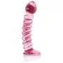 Icicles NO 28 Hand Blown Glass Dildo and JO H20 Water Based Lubricant (1 Oz.)