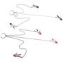 Guiseniour Metal Chain Niple Clamps Chains Adullt Six Games Breastt Clips Six Toys for Women Couples