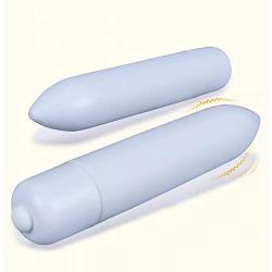 Portable Mini Bullet, Waterproof Powerful Vibrating Mini Wand with Multi-Speed(White)