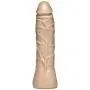 Doc Johnson Vac-U-Lock - 7 Inch Thin Dong - PVC - F-Machine and Harness Compatible Dildo - Vanilla