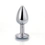 YTYC Stainless Steel Training Massager,Anal Beads Adult Sex Toys Butt Plug Sex Products Rhinestone (Light Blue)