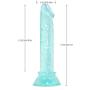 Estylv 5.7" Beginners Mini Size Flexible Massager Handsfree Personal Body Massage Wand with Suction Cup (Green Color)