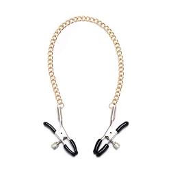 Exotic Accessories Gold Chain Fetish N-ípplê Clamps Shaking Milk S-ímulate for Couple Body Jewelry Accessories