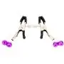 Eastern Delights Elite SM Screw Breast Nipple Clamps Vice(Purple Bell)
