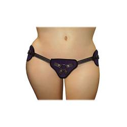 SPORTSHEETS - Plus Size Strap-On for Beginners, Adjustable Harness for Intimate Sex Play (Purple)