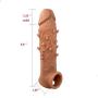 Silicone penile Condom Extender extends Male Chastity Toys and extends Reusable Condoms ZWFCC