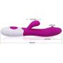 BJU Vibrator with 30 Modes! (Waterproof) G-Spot Rabbit Shaped!