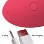 Wearable Vibrate Things for Women Six Toys for Women Bullet Multi Frequency T-Shape Couple Love Stimulation Promote Toys(Red)
