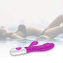 G-spot Vibrators with 30 Vibration Modes Rabbit Vibrator Upgraded Silicone Clitoris Stimulation for Women Couples Sex Toys