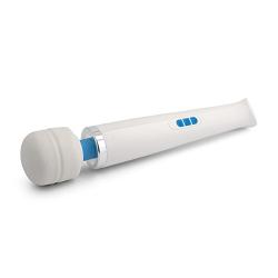 SYU Wand Massager Handheld Massager Electric Massager Personal Body Massager Cordless USB Rechargeable Pain Relief with 10 Powerful Speeds 20 Wave Pulsations (White)