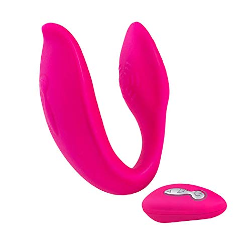 XSEXO Wireless Remote Control Rechargeable Mini Finger U Shape Sucking Massager with Strong Patterns Handsfree USB Waterproof Massager Wand