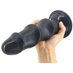 Realistic Bamboo Dildo, Lifelike Penis Design Sex Toys Suction Cup Women Masturbation Couple Flirt