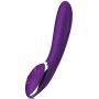 Purple Dildo Vibrator G Spot for Clitoris Stimulation Waterproof Clit Stimulator with 9 Vibration Modes Quiet Motor for Women USB Rechargeable