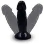 Womens Dillos Black Realistic Massager - Weioobb Womens Dillos Black Realistic Massager - Weioobb