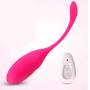 InvincibleFun Comfort Waterproof Vibrártor Rechargable Silicone Love Eggs Mini Interactive Massager Wand, 16 Speeds of Powerful Massager Personal Bullet Vibe Remote Control Scene Props Swell