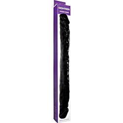 Abs Holdings Kinx Eighteen Double Ended Dildo, Black, 18 Inch