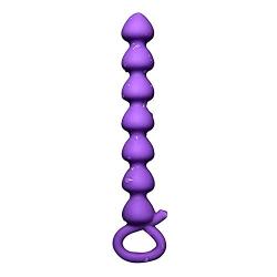 XL-Massagers Big Ball Plug Convenience Glass Flexible Large Beads Plug Toys for Women Men Couples (Color : A Type)