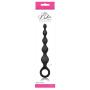 NS Novelties Perles D Lux Anal Play Beads, Black, Long, 3 Ounce