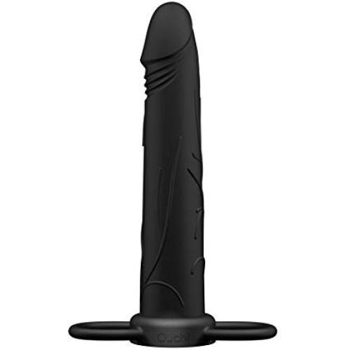 Ouch! Realistic Treasure Cock Ring, Black Ouch! Realistic Treasure Cock Ring, Black