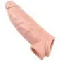 True Feel Realistic Male Extension Extender Enhancer Sleeve with Ball Loop Stamina Trainer for Men (Color : Natural) True Feel Realistic Male Extension Extender Enhancer Sleeve with Ball Loop Stamina Trainer for Men (Color : Natural)