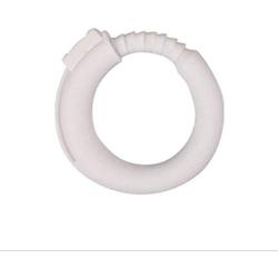 LLFX 100% Watertight Silicone pènis delay Ring Adjustable Size Mens Sports Ring T-Shirt (Color : White)