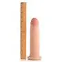 Usa Cocks Ultra Real Dual Layer Suction Cup Dildo Without Balls, 9 Inch