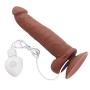 Llx 10 Powerful Vǐǐbrations Wand Thrûsting Rőtating Realistic Likelike Toy with Strong Sûctiőn Cûp HandsFree Play (Color : Brown)