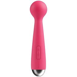 New Silicone Mini Travel Massage Waterproof Rechargeable Premium Wellness Full-Body Massage Wand + Includes a Free DONA Kissable Massage Oil 4oz