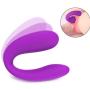 ❥SEEHAI-WEII Women Portable Silicone 2X LR41 Battery G SPO-tt-er Six Toys Vi-berate Massager for Women Couples-Whisper Quiet