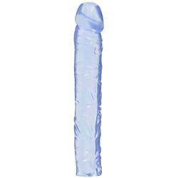 Doc Johnson Crystal Jellies - 10 Inch Classic Dong - Clear