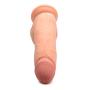 Usa Cocks Ultra Real Dual Layer Suction Cup Dildo, Medium Skin Tone, 10 Inch