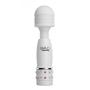 Wand Essentials Mini 4-Inch Wand Massager with Pink and White Gems