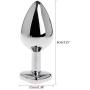 Stainless Steel Jewel Heart análê Bútt Plùg Adùllt Tõys for Women Men
