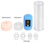 Yikiop Male Tshirt Electric Automatic Vacuum Pump Enlarger Muscle Exercise Body Enhancement Extender Massager Men Deluxe Toy for Mens Best Gift
